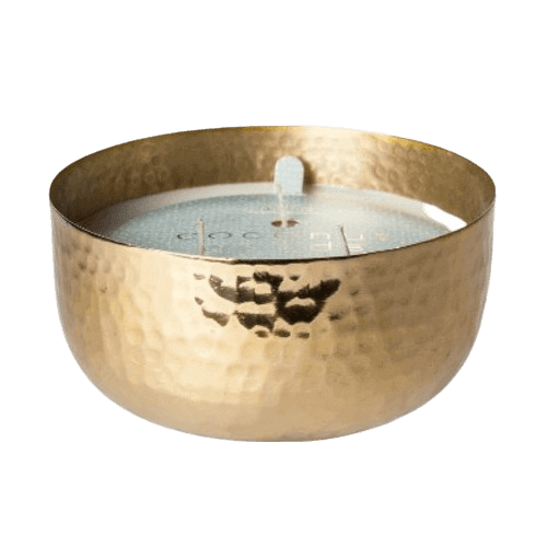 BRASS HAMMER CANDLE CONTAINER (POLISH)